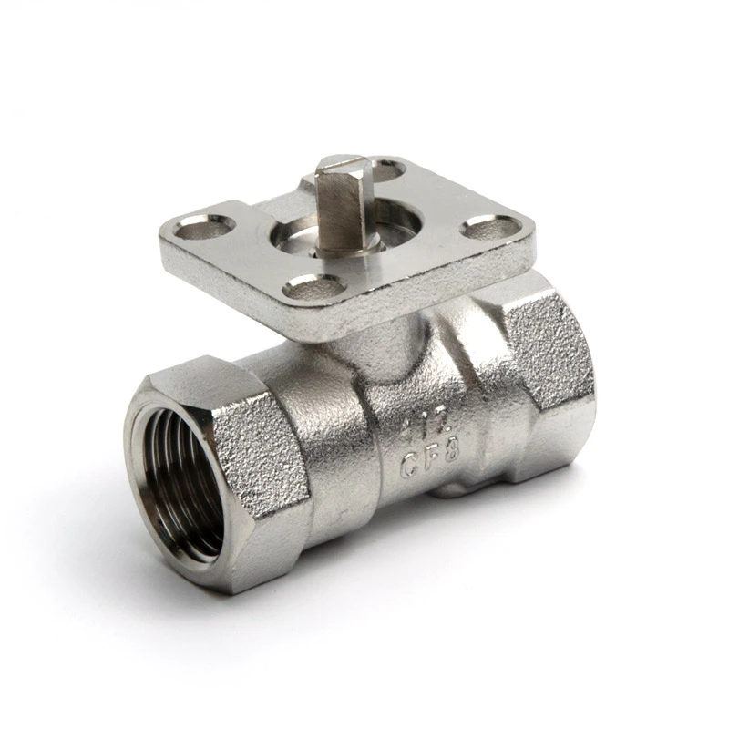 1PC Electropolished Steel Direct Mount Ball Valve
