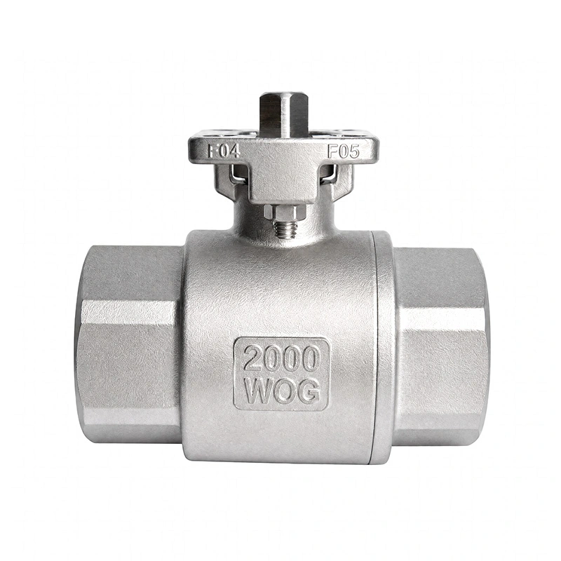 2PC Steel Direct Mount Ball Valve 2000WOG 2PC Steel Direct Mount Ball Valve 2000WOG