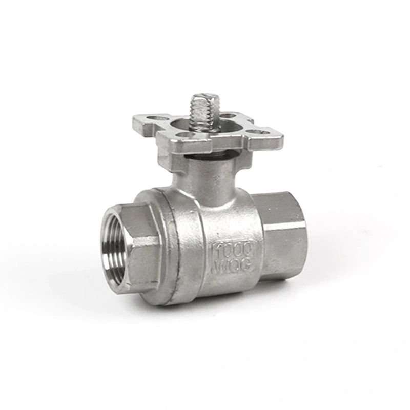 2PC Steel Direct Mount Ball Valve