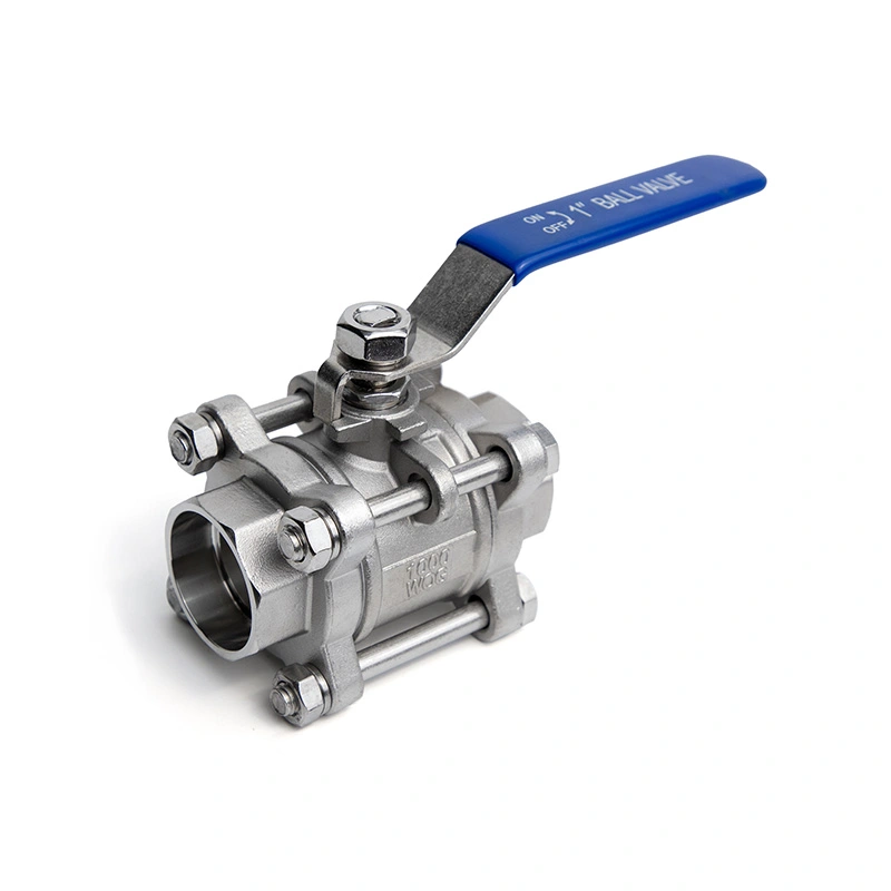 3PC Socket iuncta desinit Diver Ball Valve
