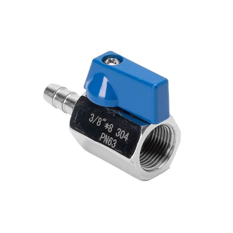 Steel Threaded Papilla Hose Mini Ball Valve